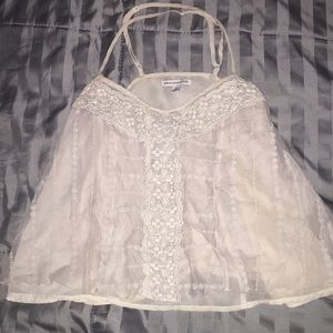 Beautiful stitched crop Tank